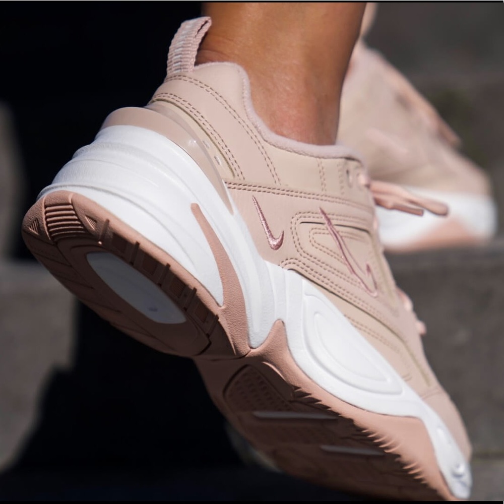 NIKE M2K TEKNO IN PARTICLE BEIGE (PALE PINK) W8.5
